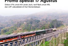 KAI Hadirkan Promo HUT ke-81 RI