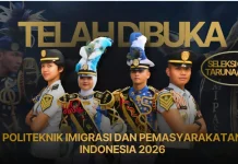 Kemenimipas Buka 405 Formasi Taruna/Taruni Poltekimipas Tahun 2026