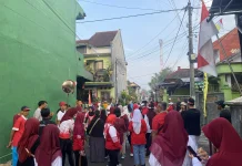 Semarak Gerak Jalan Sambut Hari Kemerdekaan di Desa Bedo