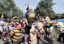 Parade Cikar di Kabupaten Kediri Hubungkan Masa Lalu dan Kekinian