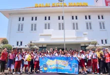 Naik KA Malabar, Pelajar Tulungagung Belajar Keselamatan dan Sejarah Kota Madiun
