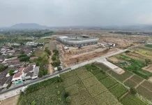 Pemkab Kediri Bangun Jalan menuju Stadion GDJ, Akses Suporter Dibangun Terpisah
