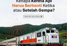Alasan Kereta Api Harus Berhenti Luar Biasa (BLB) saat Gempa