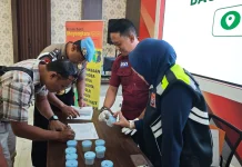 Komitmen Bersih Narkoba, Personel Polres Kediri Kota Jalani Tes Urine