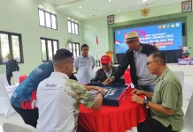 Semarak HUT ke-81 TNI, 64 Klub Domino Adu Strategi di Kediri