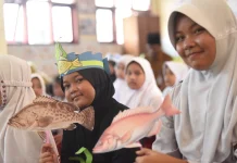Siswa SDN Ngronggo 4 Antusias Ikuti Gemarikan "Goes to School"