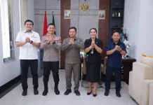 Perkuat Koordinasi Penegakan Hukum, Kapolres Kediri Kota Kunjungi PN Kota Kediri