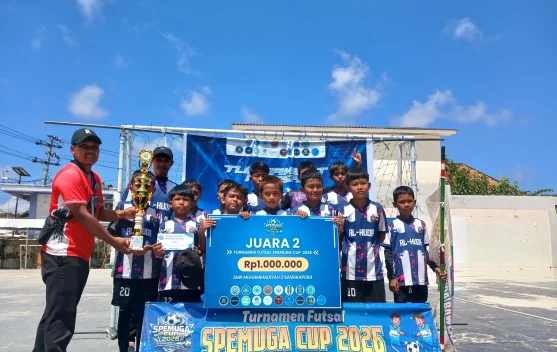 SDIT Al Huda Bawean Juara 2 Turnamen SPEMUGA Futsal