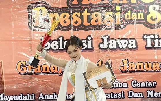 Siswi SMKN 1 Bagor Raih Juara Tari Tunggal Tingkat Jatim