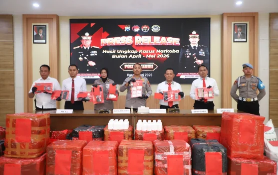 Dua Bulan, Petugas Amankan 50 Tersangka Kasus Narkoba