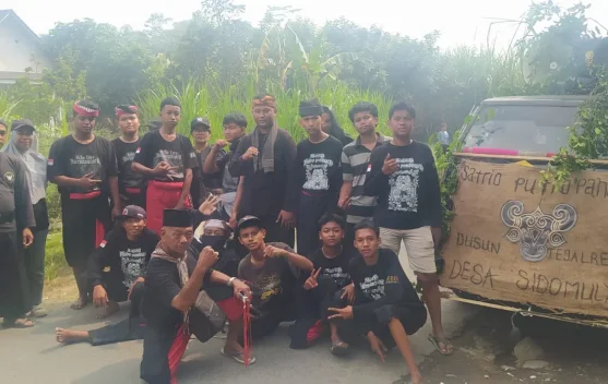 Peringati Tahun Baru Islam, Kesenian Bantengan Kediri Gelar Kirab Budaya