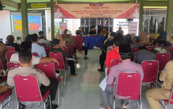 Tingkatkan Pemahaman Hukum, Pemkab Kediri Gelar Temu Sadar Hukum di Tulungrejo