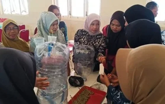 Inovasi Mahasiswa PSDKU UB Kediri, Sulap Ember dan Galon Bekas Jadi Sumber Pangan