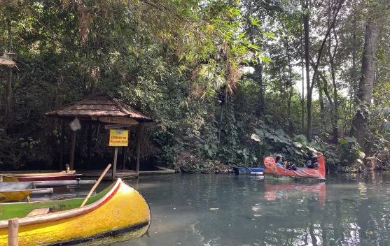 Keindahan Aliran Sungai Sumber Banteng Jadi Daya Tarik Wisata