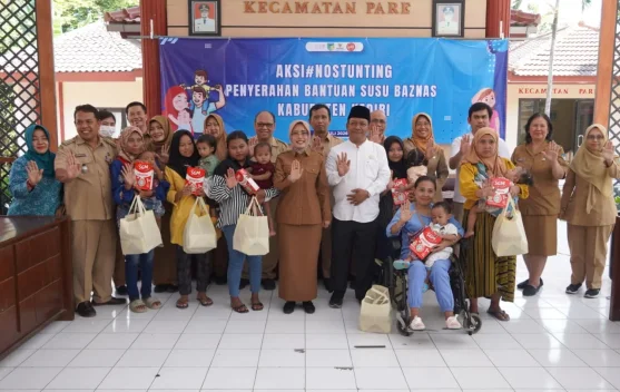 Pemkab Kediri Salurkan Bantuan Susu untuk Tekan Stunting