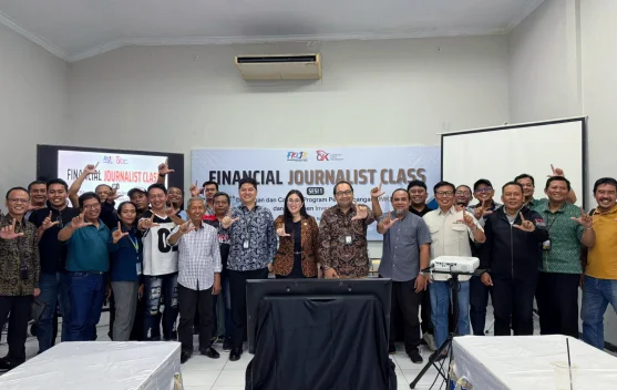 Cegah Hoaks Keuangan, OJK dan FKIJK Edukasi Jurnalis melalui Journalist Class