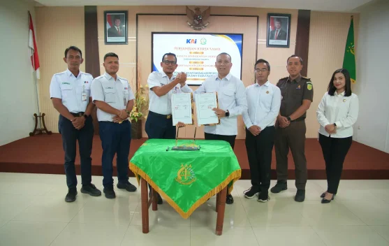 KAI Daop 7 Perkuat Pengamanan Aset Negara dengan Kejari Ponorogo