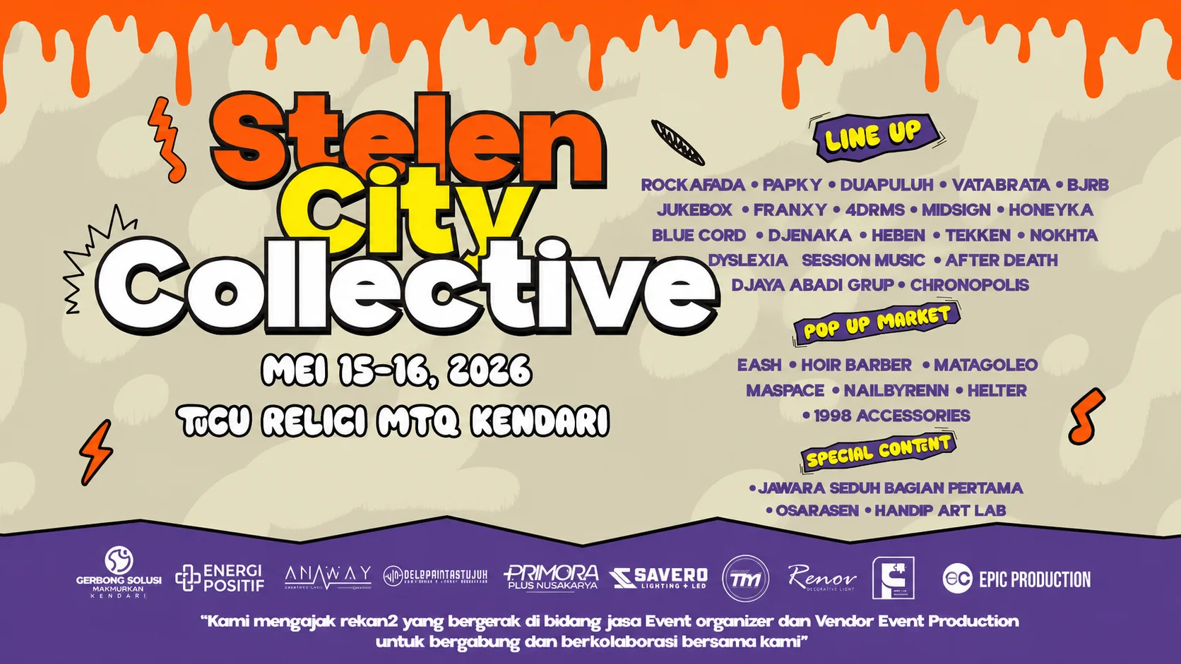 situs judi mpo slot online tergacor dan terpercaya Stelen City Collective Menghadirkan Musik, Pop Up Market & Kolaborasi