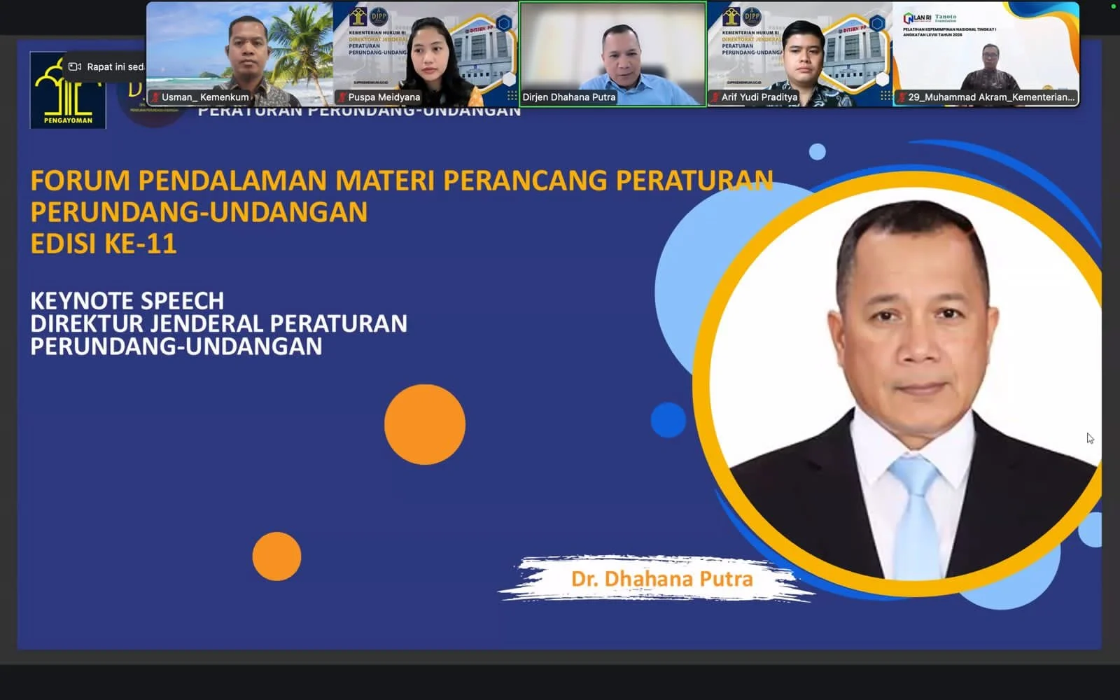 Kemenkum Sultra Ikuti Forum Materi Sanksi Administratif dan Ultimum Remedium | LPP RRI