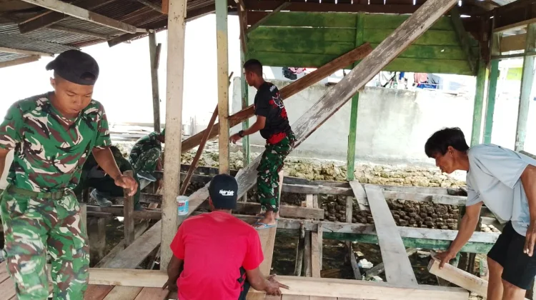 Satgas TMMD ke-127 Kendari Percepat Renovasi Rumah Warga Petoaha