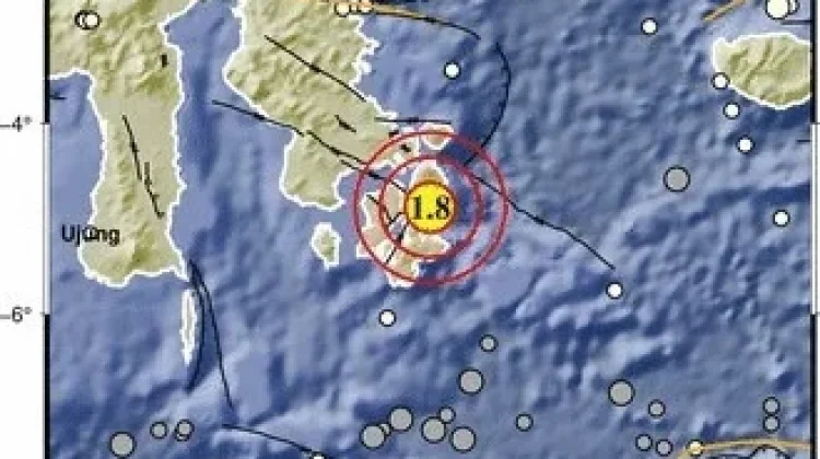 Buton Utara Diguncang Gempa Bermagnitudo 1.8