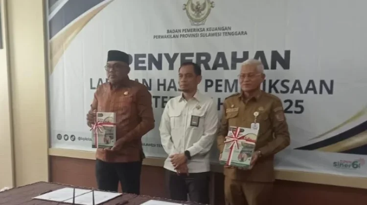 Gubernur Sultra Apresiasi Laporan Hasil Pemeriksaan  Kinerja Pemda