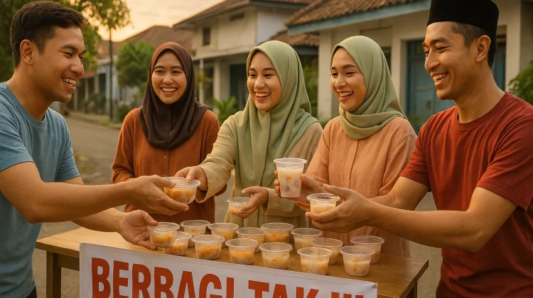 Tradisi Takjil Gratis, Budaya Berbagi di Bulan Ramadan