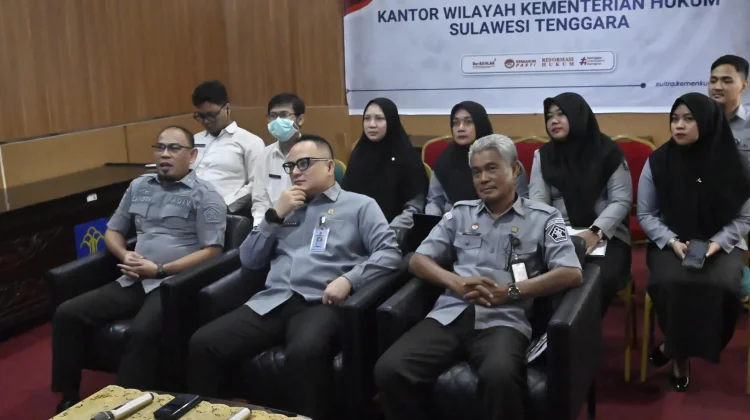 Kemenkum Sultra Ikuti Diseminasi Pedoman SPAK, SPKP, dan SKM