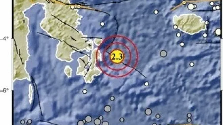 Buton Utara Diguncang Gempa Tektonik Bermagnetudo 2.3