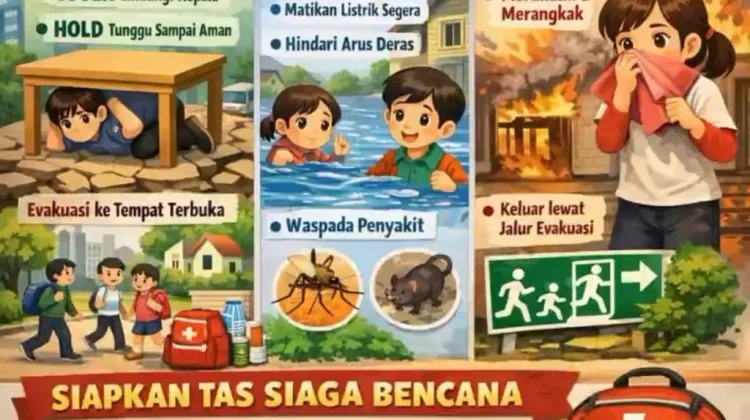 BPBD Kendari Edukasi Siaga Bencana