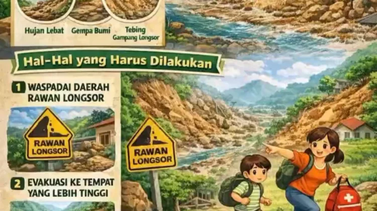 BPBD Sosialisasi Mitigasi Tanah Longsor
