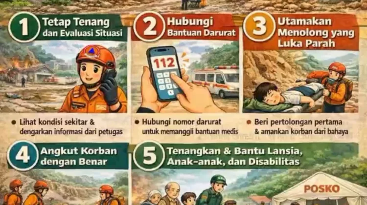 BPBD Kendari Edukasi Prosedur Evakuasi Korban