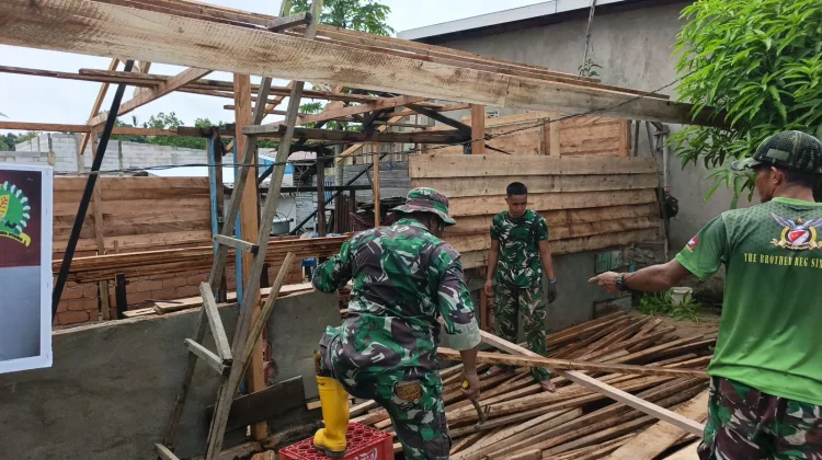 Progres RTLH TMMD Petoaha Kendari Capai 90 Persen