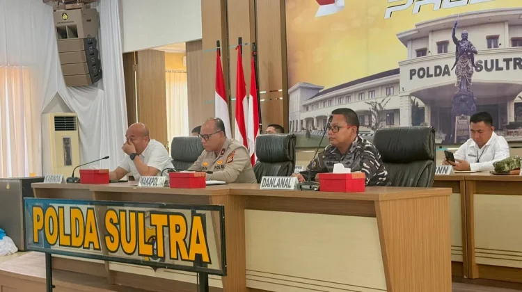 Wakapolda Sultra Pimpin Rakor Operasi Ketupat Anoa 2026