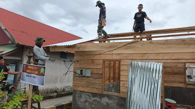Satgas TMMD Percepat Pengerjaan Hunian Layak di Petoaha