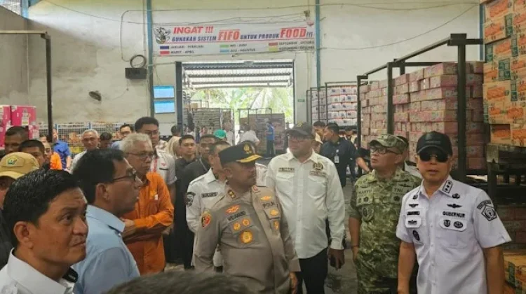 Pastikan Stok Pangan Aman, Gubernur Sultra Cek Gudang hingga Pusat Perbelanjaan