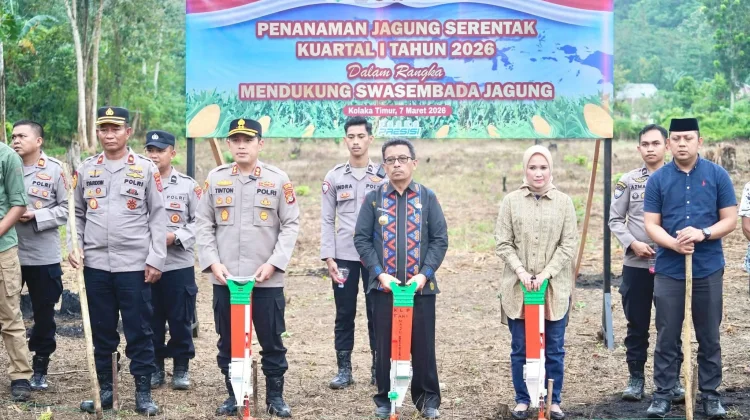 Polres Koltim Gelar Penanaman Jagung Serentak Dukung Swasembada Jagung Nasional
