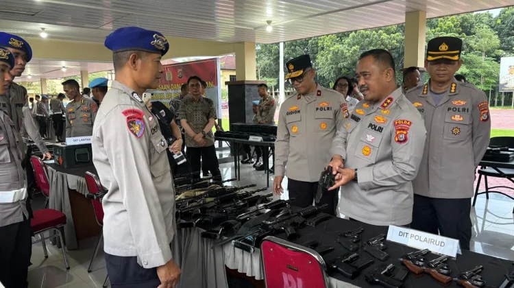 Cegah Penyalahgunaan, Polda Sultra Perketat Pengawasan Senpi Personel