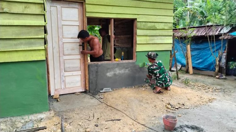 Sentuhan Akhir Satgas TMMD 127, Wujudkan Rumah Layak Huni bagi Warga Kendari