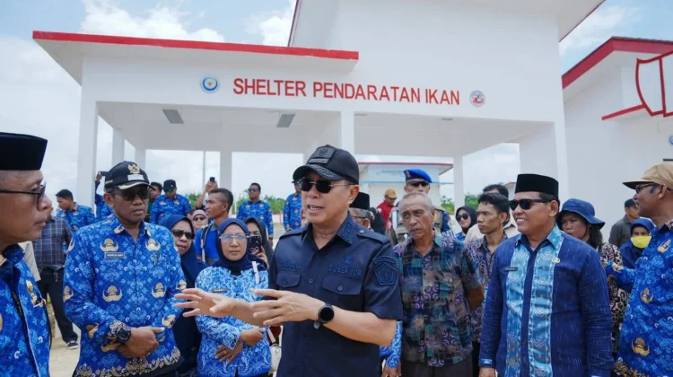 Gubernur Sultra Tinjau Kampung Nelayan Merah Putih di Butur