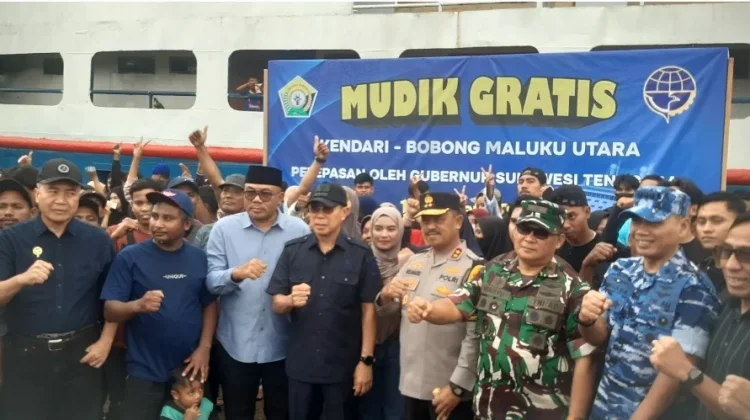 Gubernur Sultra Berangkatkan Pemudik Gratis Tujuan Bobong Maluku Utara