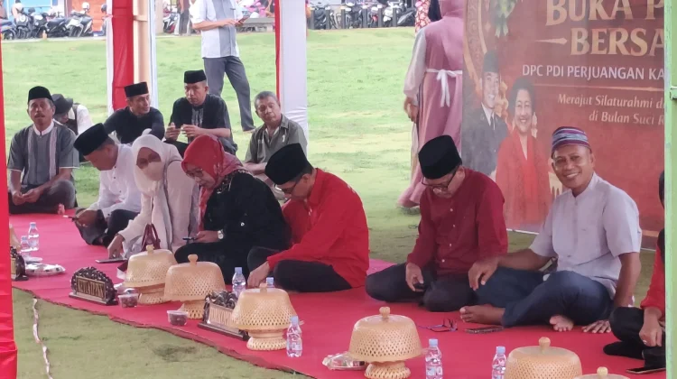 Buka Bersama DPC PDI Perjuangan Libatkan 25 UMKM