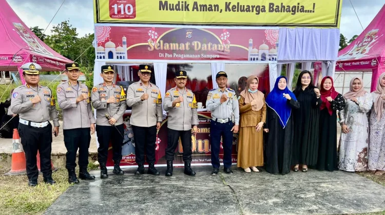 Kapolda Sultra Tinjau Pos Operasi Ketupat di Konawe