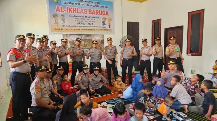 Siswa SIP Angkatan 55 Gelar Bakti Sosial di Panti Asuhan