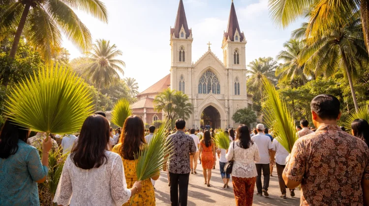 Tradisi Minggu Palma di Indonesia: Dari Daun Kelapa hingga Daun Lontar