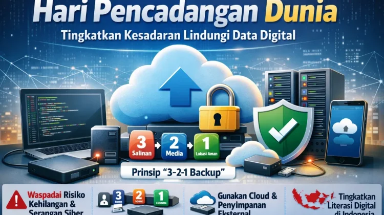 Hari Pencadangan Dunia, Momentum Tingkatkan Kesadaran Lindungi Data Digital