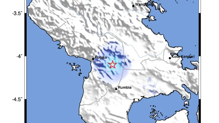 Gempa Berkekuatan 2,8 di Kolaka Timur, Getarannya Dirasakan