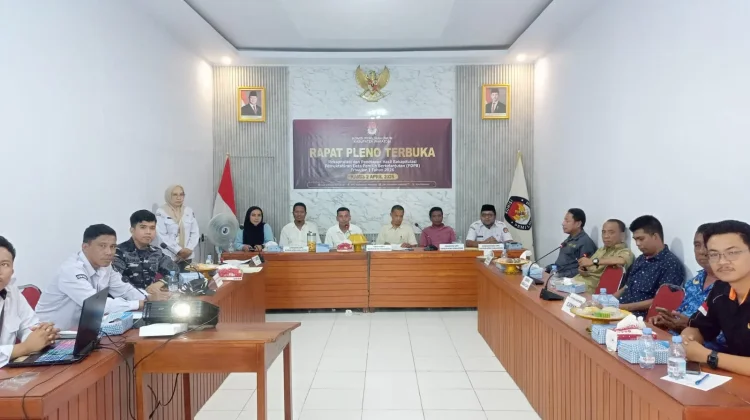 KPU Wakatobi Tetapkan Daftar Pemilih Berkelanjutan Triwulan 1