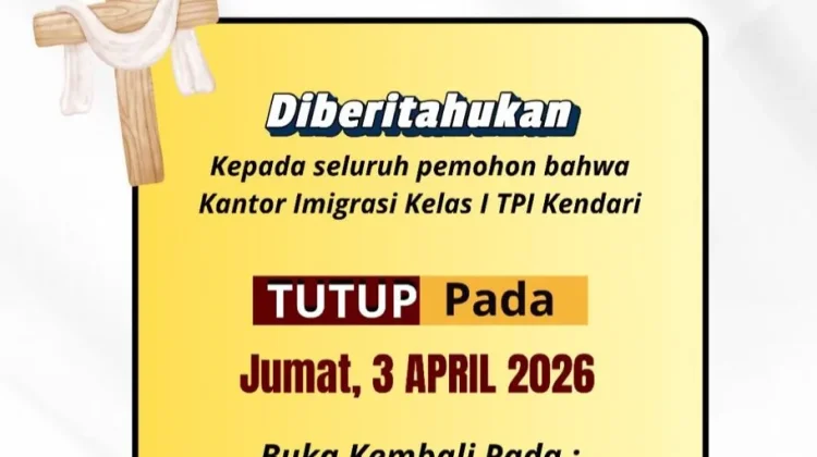 Kantor Imigrasi Kendari Imbau WNA Gunakan Layanan E-Visa