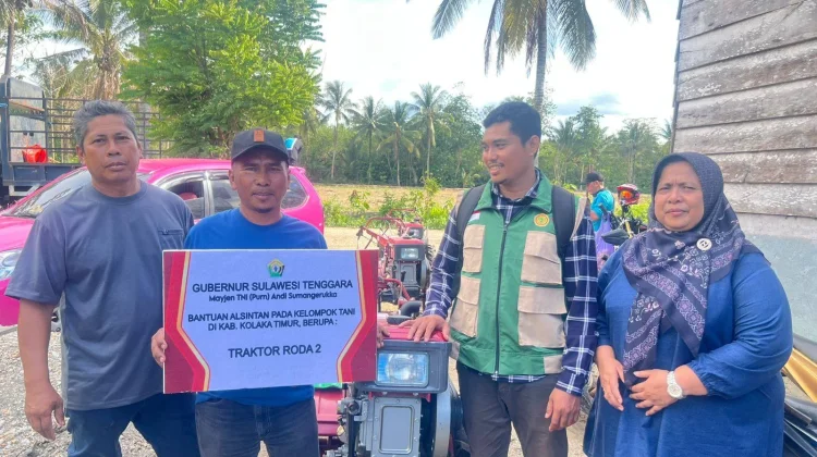 Ratusan Alat Mesin Pertanian Masuk Sulawesi Tenggara